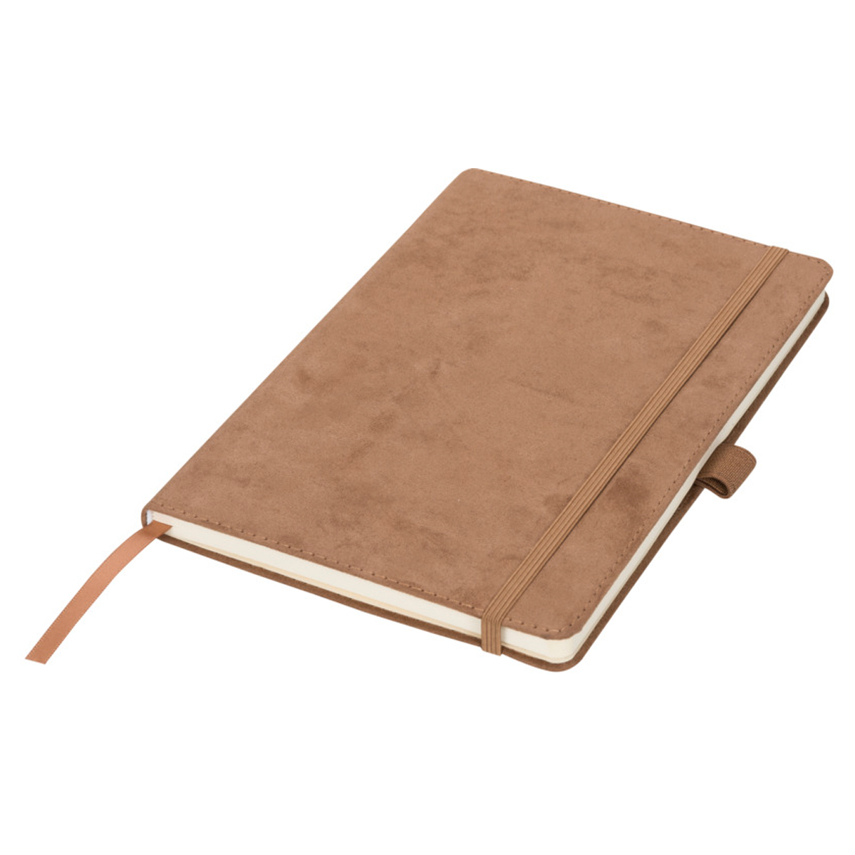 Blocco note formato A5 in pelle scamosciata Carbony