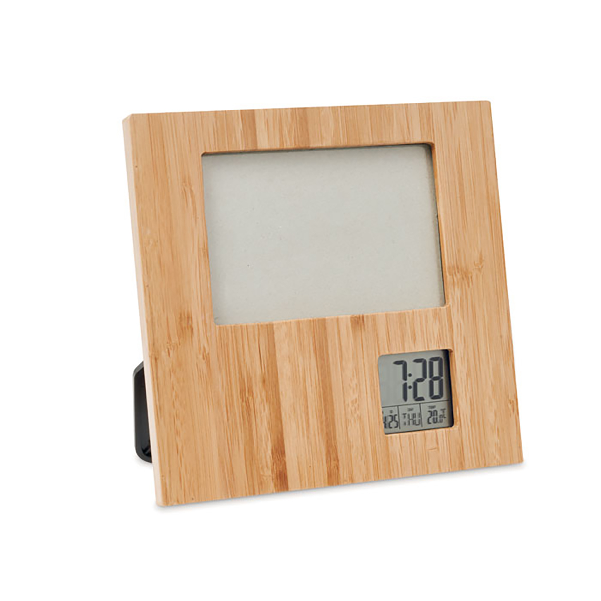 Cornice per foto in bamboo con stazione meteo ZENFRAME