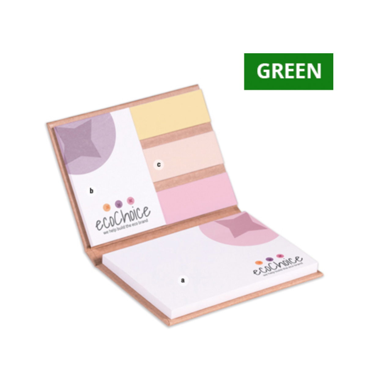 COMBE1 - Combonote con coprtina rigida in carta riciclata