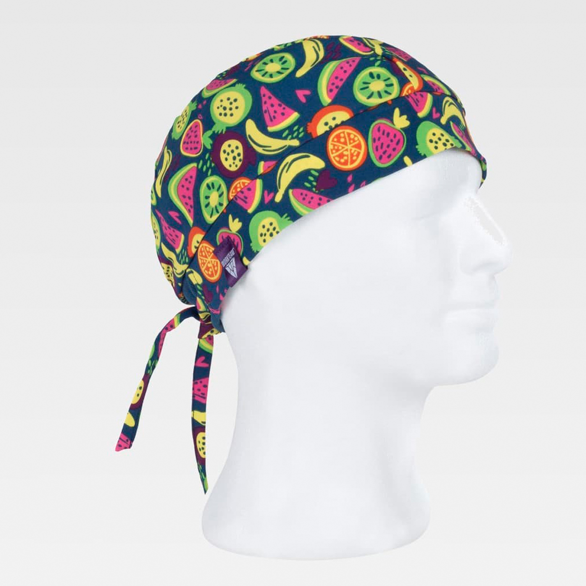 Bandana realizzata in tessuto elastico e stampato