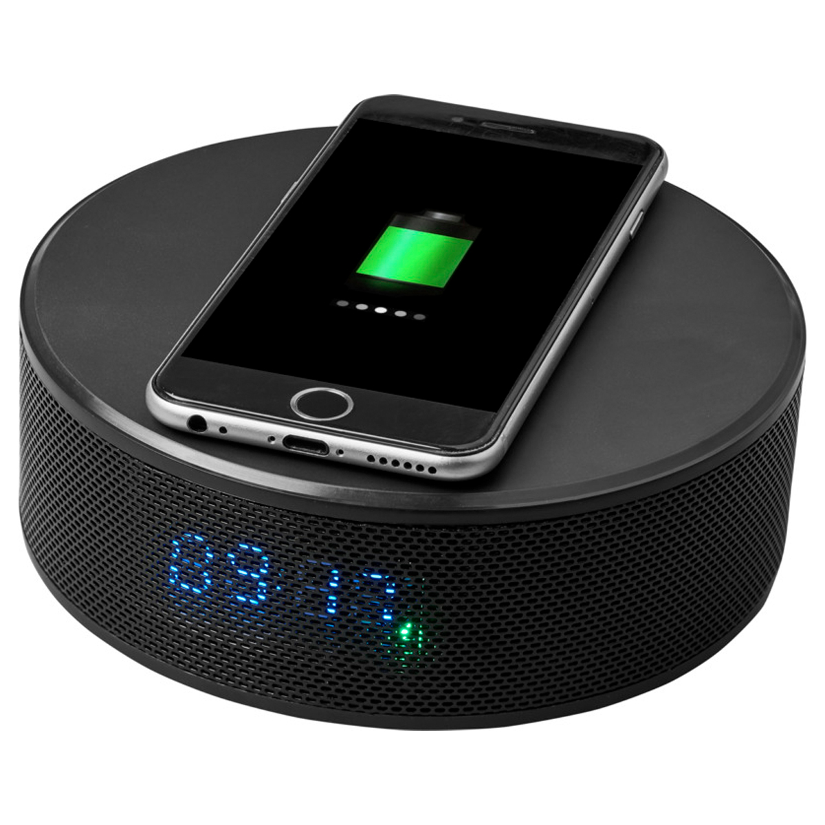 Speaker con sveglia e ricarica wireless Circle